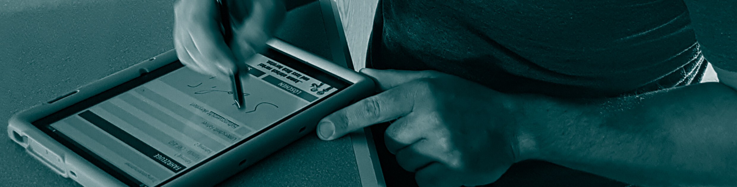 Digitale Unterschrift für Rennveranstaltungen